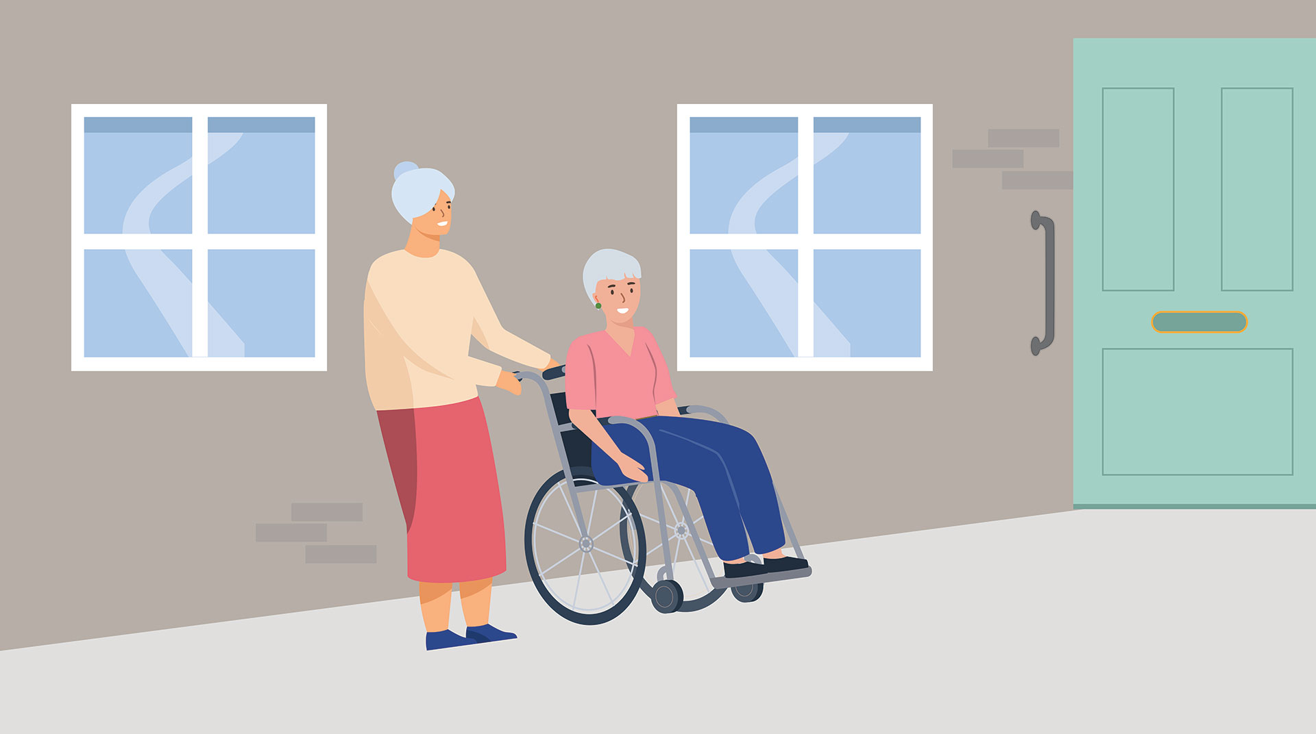 Home adaptations for disabled residents