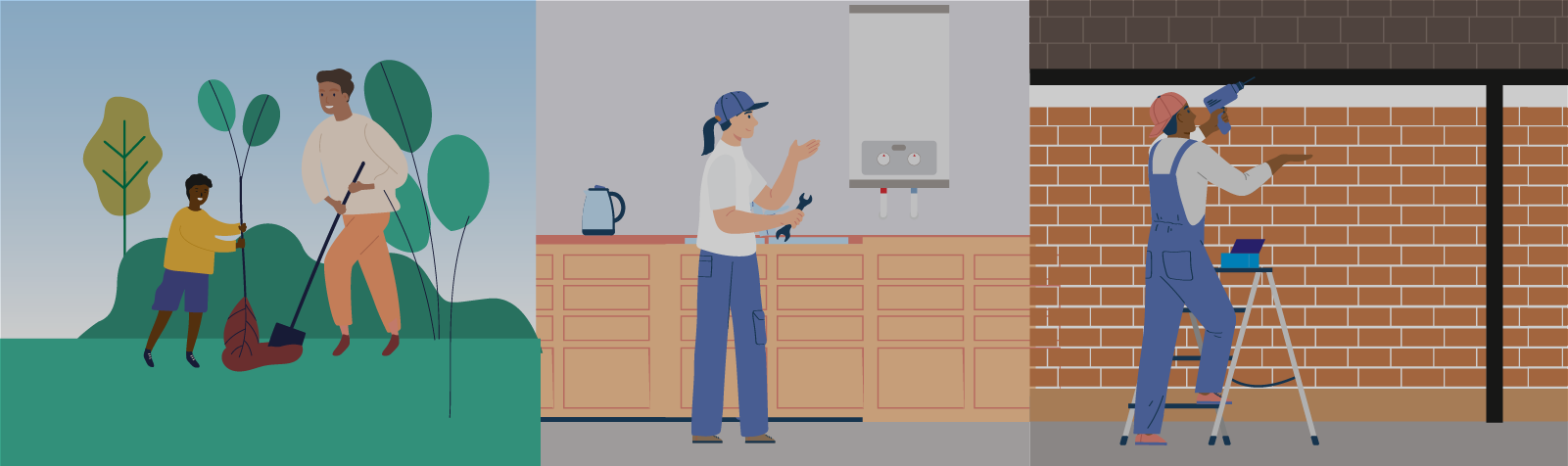 Upgrading and improving estates