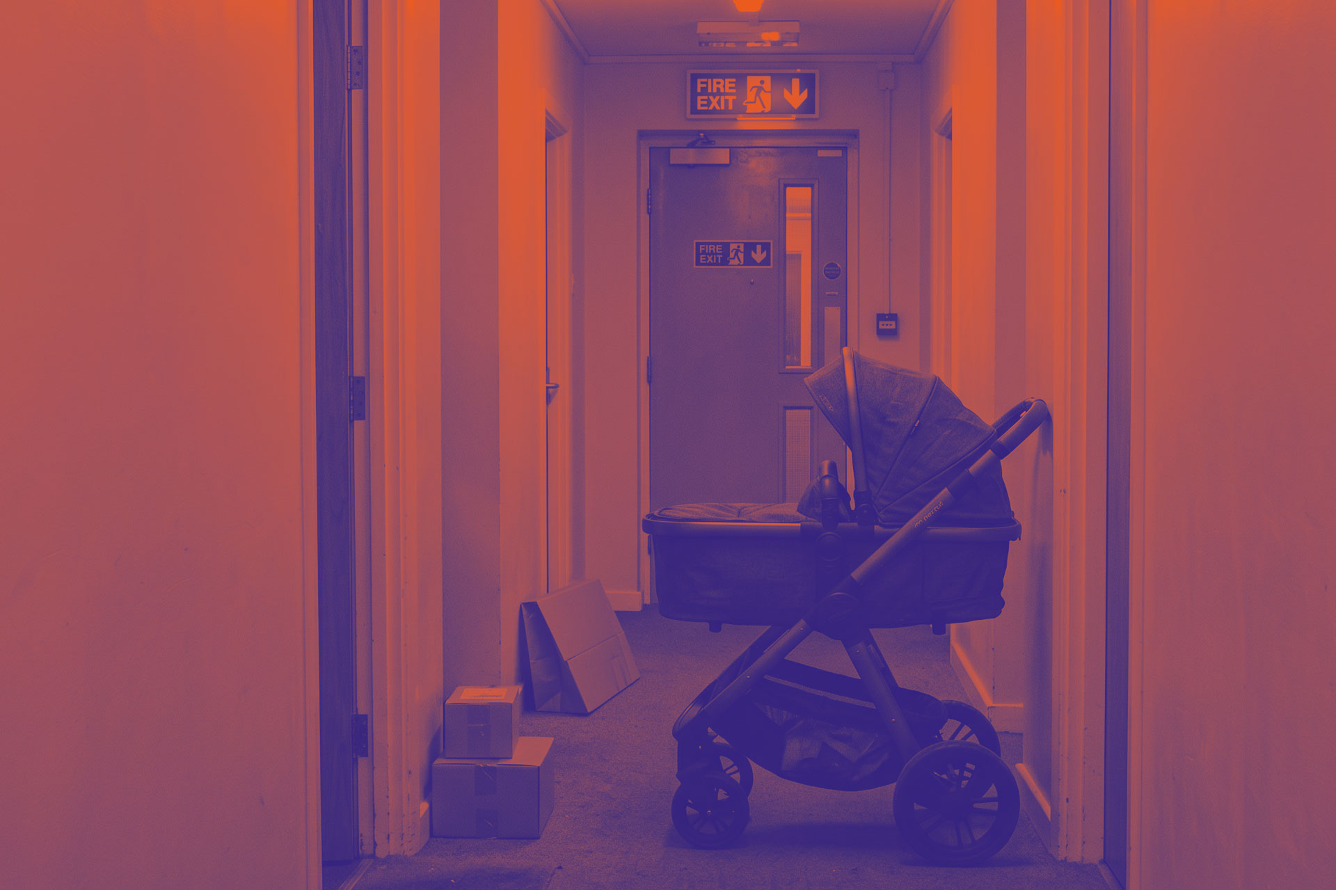 Storing personal belongings in communal areas is prohibited